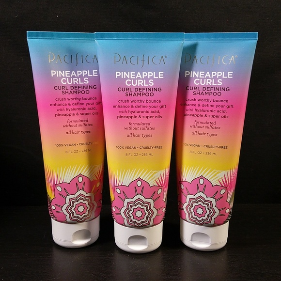 Pacifica Other - 3 Pacifica Pineapple Curls Defining Shampoo Vegan